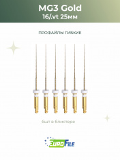 МГ3 машинные файлы / MG3 25мм 16/.vt стерильные, 6шт Eurofile